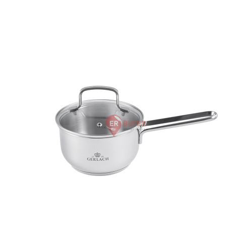 Ківш із кришкою 16 см 1,5 л Gerlach Simple (5901035501034)