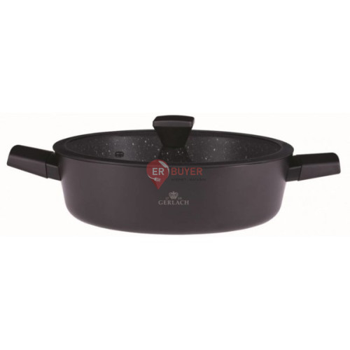 Каструля з кришкою 28 см 4,4 л Gerlach Granitex (5901035504714)