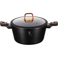 Каструля з кришкою 24 см 4,1 л Berlinger Haus Black Rose Collection (BH-1642N)