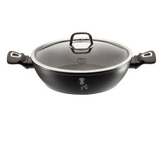 Сотейник Berlinger Haus Black Silver Collection 28 см с крышкой (BH-1850)