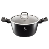 Каструля з кришкою 2,5 л Berlinger Haus Black Silver Line Collection (BH-1851)