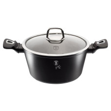 Кастрюля с крышкой 2,5 л Berlinger Haus  Black Silver Line Collection (BH-1851)