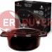 Порционная чугунная кастрюля 10 см 0,31 л Berlinger Haus Metallic Line Burgundy Edition (BH-6495)