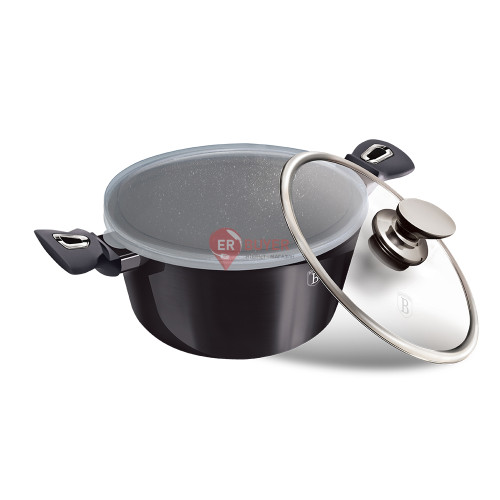 Кастрюля Berlinger Haus Metallic Line Carbon Pro Edition 6,1 л (BH-6894)