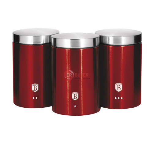 Набор контейнеров Berlinger Haus Metallic Line Burgundy Edition (BH-1343)