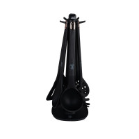 Набір кухонних інструментів 6 предметів з підставкою Berlinger Haus Black Rose Collection (BH-8617)
