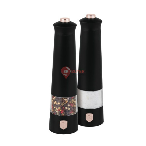 Набор электрических мельниц для соли и перца Berlinger Haus Black Rose Collection (BH-9499)