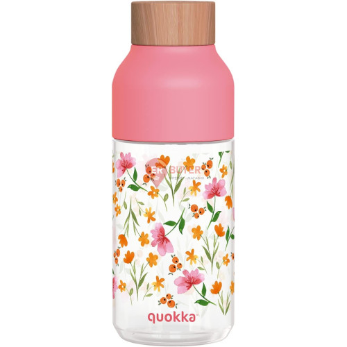 Бутылка для воды 570 мл Quokka Pink Flowers (06997)