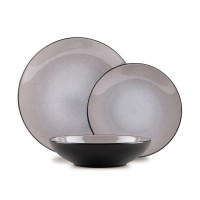 Сервіз столовий 18 предметів на 6 персон Berlinger Haus Taupe Collection (BH-10002)