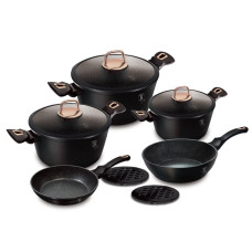Набор посуды 10 предметов Berlinger Haus Black Rose Collection (BH-8168)