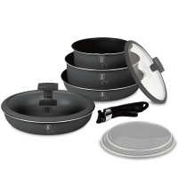 Набір посуду 9 предметів Berlinger Haus Anthracite Collection (BH-8256)