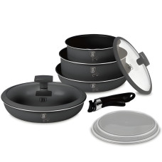 Набір посуду 9 предметів Berlinger Haus Anthracite Collection (BH-8256)