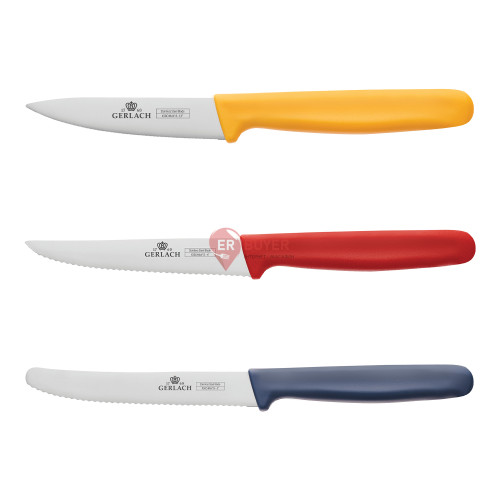 Набір з 3 кухонних ножів Gerlach Smart Color (5901035510869)