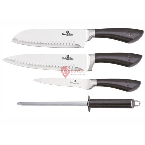 Набір ножів 4 предмети Berlinger Haus Carbon Pro (BH-2497)