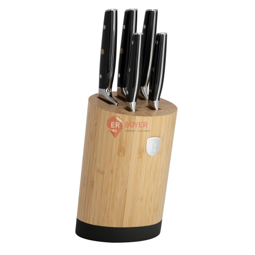 Набор ножей 6 предметов Berlinger Haus Matte Black Collection (BH-3136)