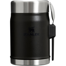 Термос для їжі з ложкою Stanley Classic Legendary Food Jar + Spork Black 2.0 400 мл (100000102727)