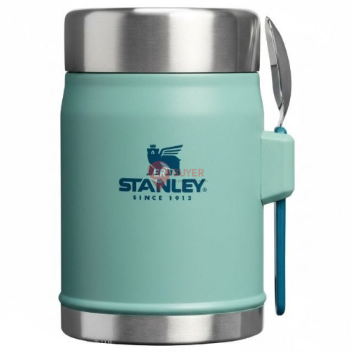 Термос для їжі з ложкою Stanley Classic Legendary Food Jar + Spork Spring Green 400 мл (100000110456)