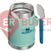 Термос для їжі з ложкою Stanley Classic Legendary Food Jar + Spork Spring Green 400 мл (100000110456) Термос для їжі з ложкою Stanley Classic Legendary Food Jar + Spork Spring Green 400 мл (100000110456)