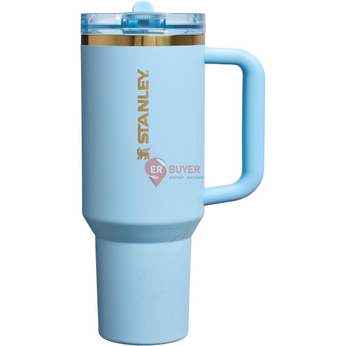 Термокухоль з трубочкою Stanley Quencher ProTour Flip Straw Tumbler 1,18 л Messi Striker Blue (100000005931)
