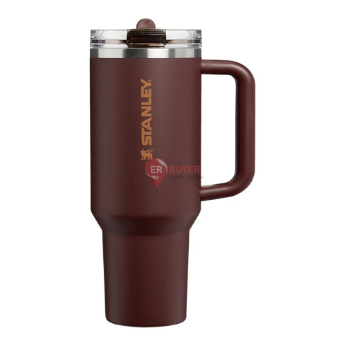 Термокухоль з трубочкою Stanley Quencher ProTour Flip Straw Tumbler 1,18 л Coffee (100000130079)