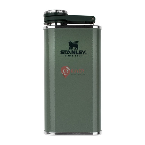 Фляга Stanley Classic Easy Fill Wide Mouth Flask 230 мл Hammertone Green (10-00837-126)