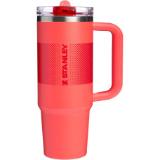 Термокухоль з трубочкою Stanley Quencher ProTour Flip Straw Tumbler 890 мл Hot Coral Fade (10-12485-050)