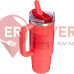 Термокухоль з трубочкою Stanley Quencher ProTour Flip Straw Tumbler 890 мл Hot Coral Fade (10-12485-050)