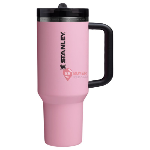 Термокухоль з трубочкою Stanley Quencher ProTour Flip Straw 1,18 л Messi GOAT Pink (10-12486-088)