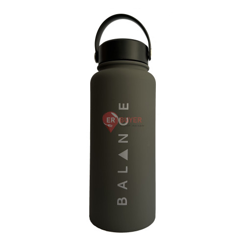 Спортивна термопляшка 1 л Vitality The Element Bottle (Dark grey)