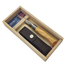 Складной нож Opinel №8 нержавеющая сталь в подарочном футляре (001004)