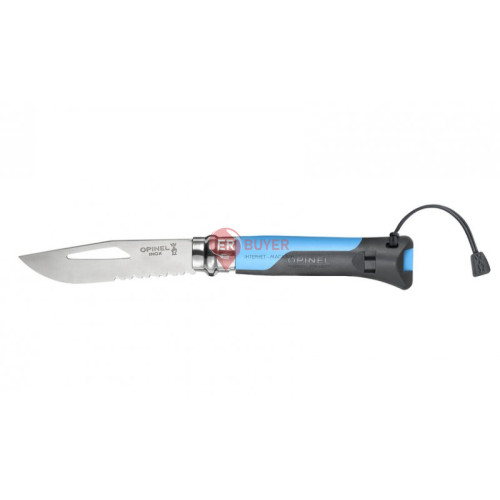 Нож Opinel Outdoor Earth-Blue №8 нержавеющая сталь (001576)