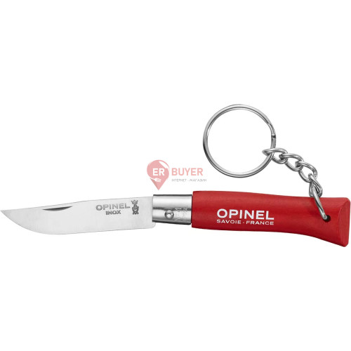 Нож-брелок складной Opinel №4 красный (002055)