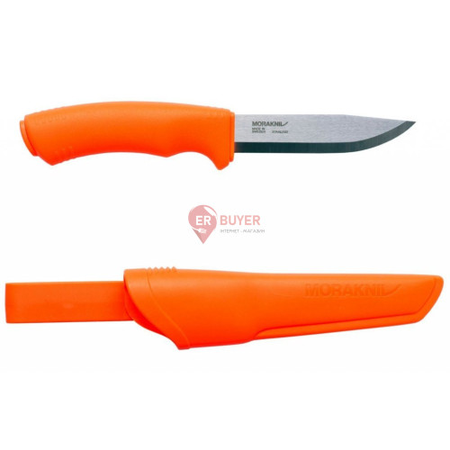 Нож Morakniv BushCraft Hi-Vis Orange из нержавеющей стали (12492)