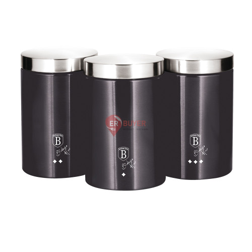 Набор контейнеров Berlinger Haus Metallic Line Carbon Pro Edition (BH-6718)