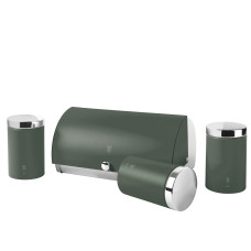 Набор хлебниц с тремя емкостями для хранения продуктов Berlinger Haus Matte Green Collection (BH-6833)