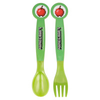 Дитячий набір столових приборів 2 предмета Stor Minecraft (40417)