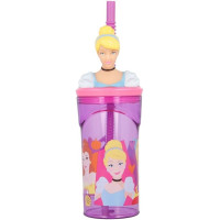 Стакан для детей с трубочкой 360 мл Stor Disney Princess (51266)