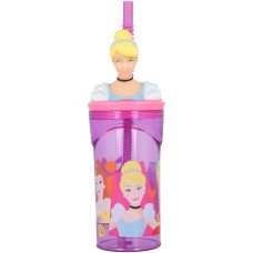 Стакан для детей с трубочкой 360 мл Stor Disney Princess (51266)