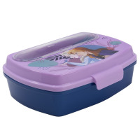 Ланч-бокс детский с ложкой и вилкой Stor Frozen (74209)