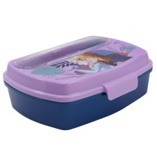 Ланч-бокс детский с ложкой и вилкой Stor Frozen (74209)