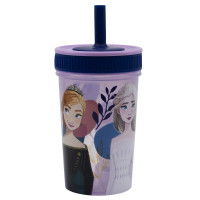 Стакан для детей с силиконовой трубочкой 465 мл Stor Frozen (74286)