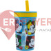 Стакан для детей с силиконовой трубочкой 465 мл Stor Mickey Mouse (74386)