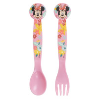 Дитячий набір столових приборів 2 предмета Stor Minnie Mouse (74417) Дитячий набір столових приборів 2 предмета Stor Minnie Mouse (74417)