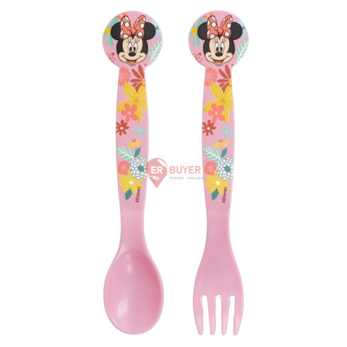 Детский набор столовых приборов 2 предмета Stor Minnie Mouse (74417)