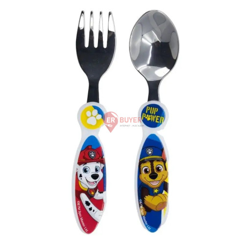 Дитячий набір столових приборів 2 предмета Stor Paw Patrol (74618)