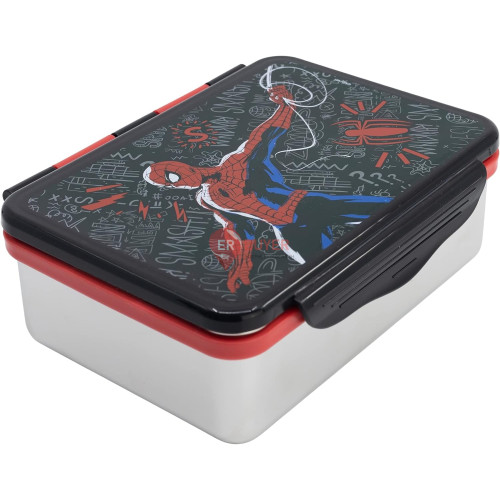 Ланч-бокс металлический 1,1 л Stor Spider-Man (74756)