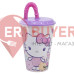 Стакан для детей с трубочкой 430 мл Stor Hello Kitty (81730)