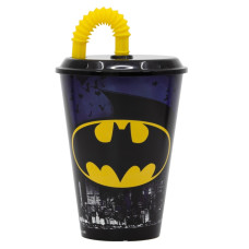 Стакан для детей с трубочкой 430 мл Stor Batman (85540)