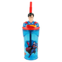 Стакан для дітей з трубочкою 360 мл Stor Superman (93058)