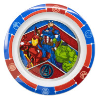 Тарелка детская пластиковая 23,1х20,3х2 см Stor Avengers (74147)